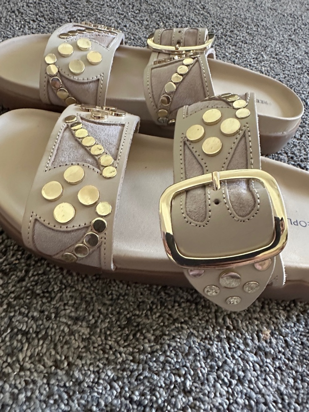 Free People Revelry Studded Sandals. Sz 6 - Picture 3 of 15